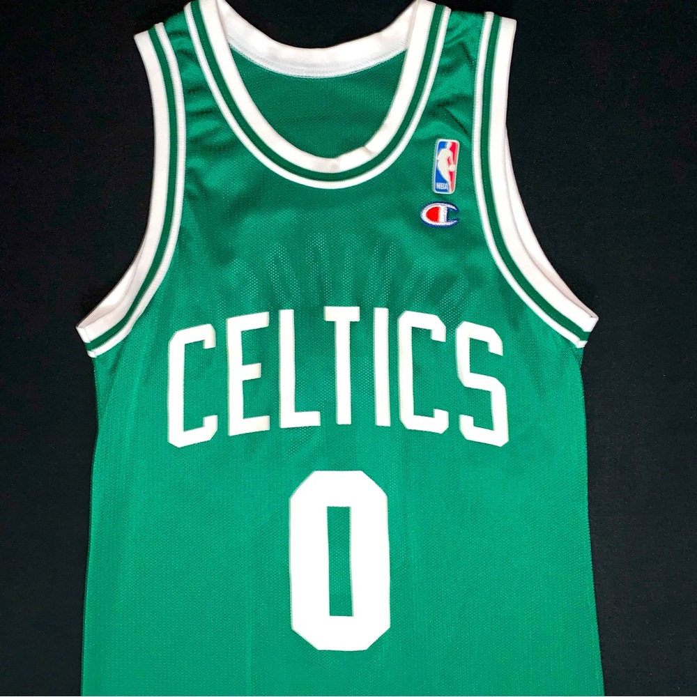 Rare Vintage Champion Eric Montross Boston Celtics #0 Green NBA Jersey 36 Small